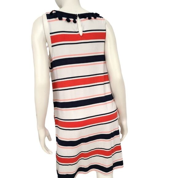 Crown and Ivy Striped Summer Dress Womens Size Small Red White Blue - Picture 4 of 6